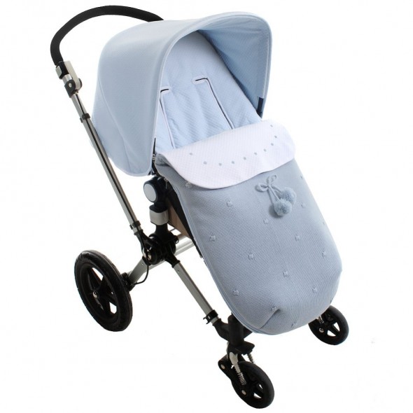 Saco Silla Polipiel Uzturre Color Azul Bebe