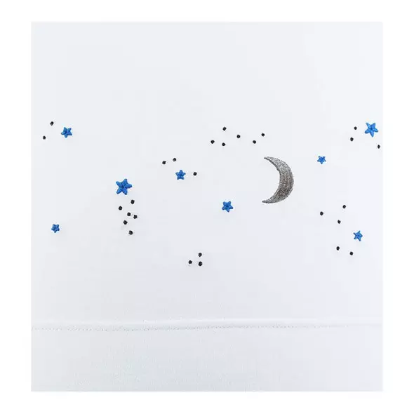 Sábanas Minicuna de Coralina Personalizadas “Luna” Azul