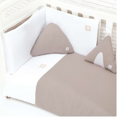 Set nordico y protector cuna 60x120 cm 2 piezas Alondra
