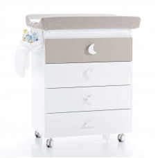 Mueble-bañera-cambiador con ruedas Alondra