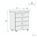 Mueble-bañera-cambiador con ruedas Alondra
