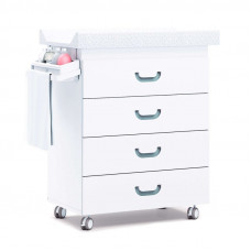 Mueble-bañera-cambiador verde-agua Joy · B759-M7781 Alondra