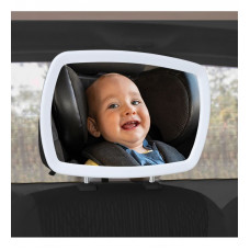 Espejo retrovisor Coche Rect. 360º con luz led de Asalvo