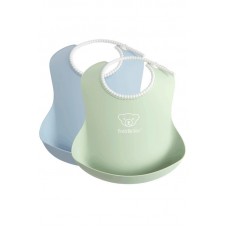 Babero pack 2 unidades Babybjörn Verde-Azul pastel