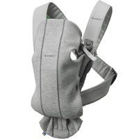 Mochila Porta Bebé Mini Jersey  gris claro de Babybjörn