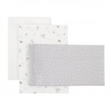 Sábanas Capazo 3Pcs Ardi Gris Cambrass