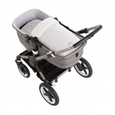 Saco Capazo con colchoneta Linen Gris de Cambrass