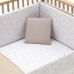 Colcha con protector Greeny Beige 60x120 Cambrass