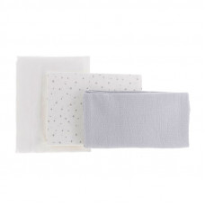 Sábanas Capazo 3 Pcs Magia Gris de Cambrass