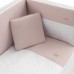 Colcha con protector Plumeti Rosa 60x120 Cambrass