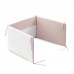 Colcha con protector Plumeti Rosa 60x120 Cambrass