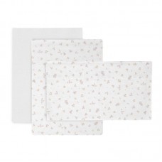 Sábanas Capazo 3 Pcs Plumeti Rosa de Cambrass