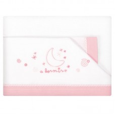 Sabanas Franela Minicuna A Dormir Rosa de BimbiPirulos