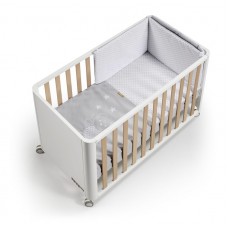 Cuna Colecho Doco Sleeping Style Textil Bear Gris de Cotinfant