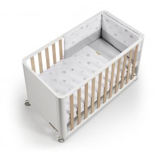 Cuna Colecho Doco Sleeping Style Textil Star Gris de Cotinfant