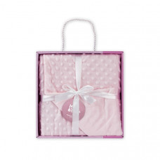 Manta Burbuja 80x110 Rosa de Interbaby