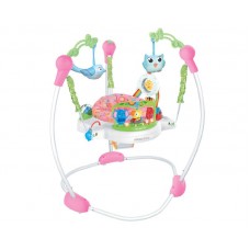 Saltador Multifuncional Forest Fun Rosa de Kikkaboo