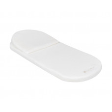 Colchon y Almohada para capazo 80x35 Airknit Blanco de Kikkaboo 