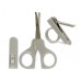 Set Tijera y Corta Uñas Gris KIOKIDS