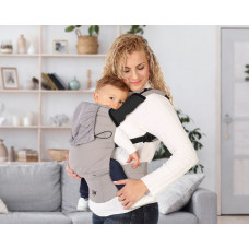 Mochila portabebés Ergonómica Algodón Gris KIOKIDS