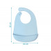 Babero Silicona Azul de Kiokids