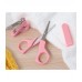 Set Tijera y Corta Uñas Rosa KIOKIDS