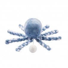 Peluche Lapidou pulpo musical Infinity Blue de Nattou