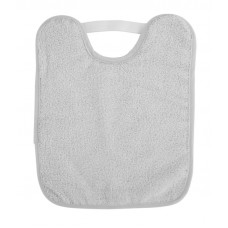 Babero rizo plastif. goma Gris de Saro
