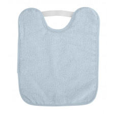 Babero rizo plastif. goma Azul de Saro