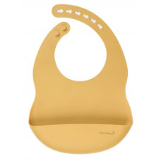 Babero de silicona liso Nordic Mostaza de Saro