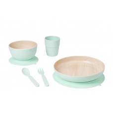 Vajilla 5 pzs. melamina con ventosa "Nordic" de Saro