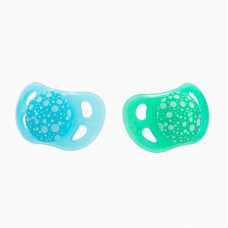 Chupetes 6M Pastel Azul Verde x2 Twistshake