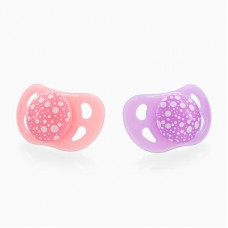 Chupetes 0-6M Pastel Rosa Morado x2 Twistshake