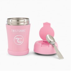 Termo Comida Ac. Inox. 350ml Twistshake Pastel Rosa