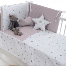 Colcha con protector Gaspar Rosa de Uzturre