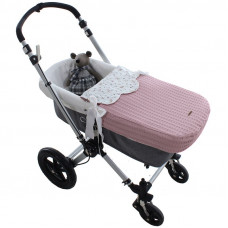 Saco Tres usos capazo Bambi Rosa Uzturre