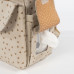 Mochila Corazones Poppy Canela de Walking Mum