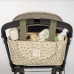 Bolso organizador Corazones Poppy Musgo de Walking Mum