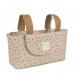 Bolso organizador Corazones Poppy Canela de Walking Mum